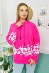 148723 Baskili Kapsonlu Sweatshirt